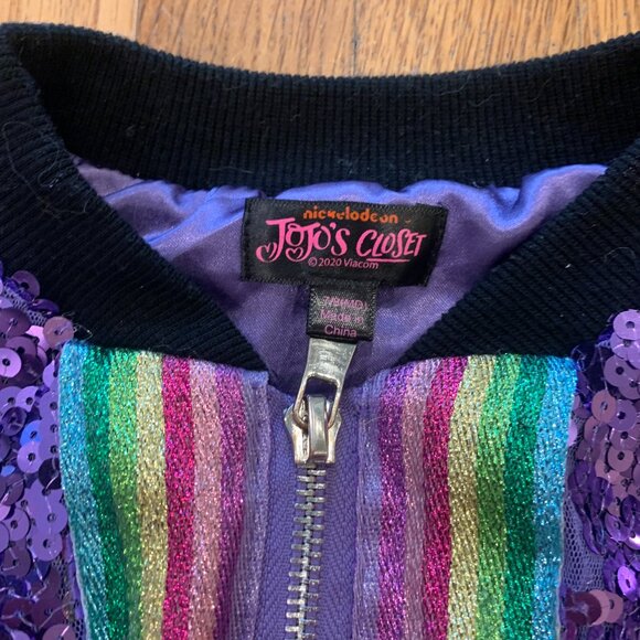 Jojo Siwa Jacket Girls Medium 7/8 - Super Shiny and Adorable - Picture 6 of 6